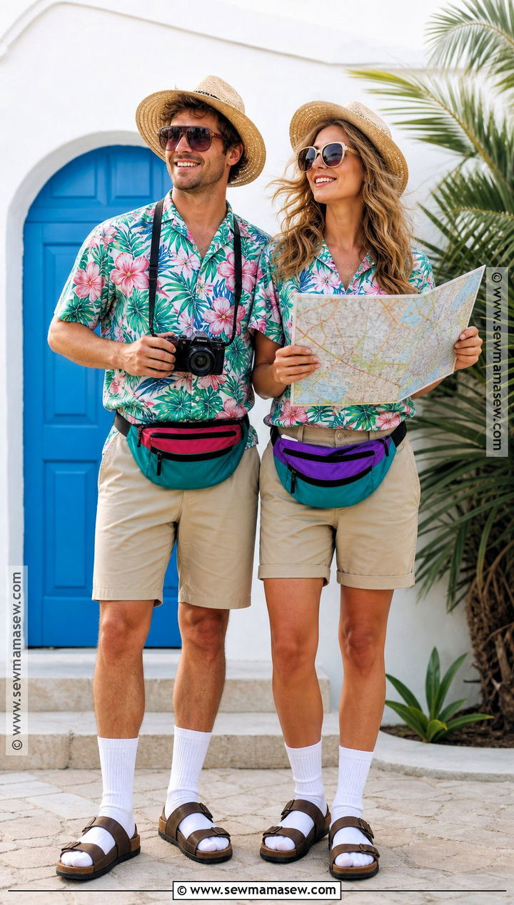 Matching Tourist Couple Costume - 35 tourist costume ideas