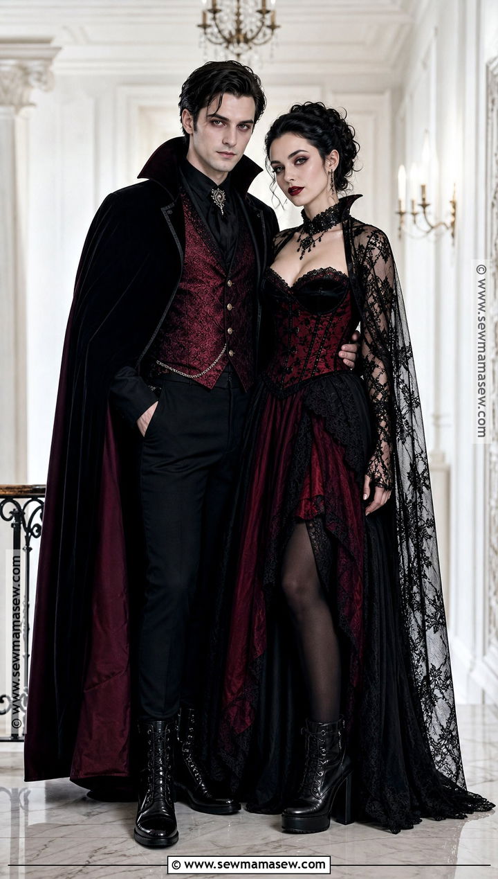 Matching Vampire Costume - 50 matching halloween costumes