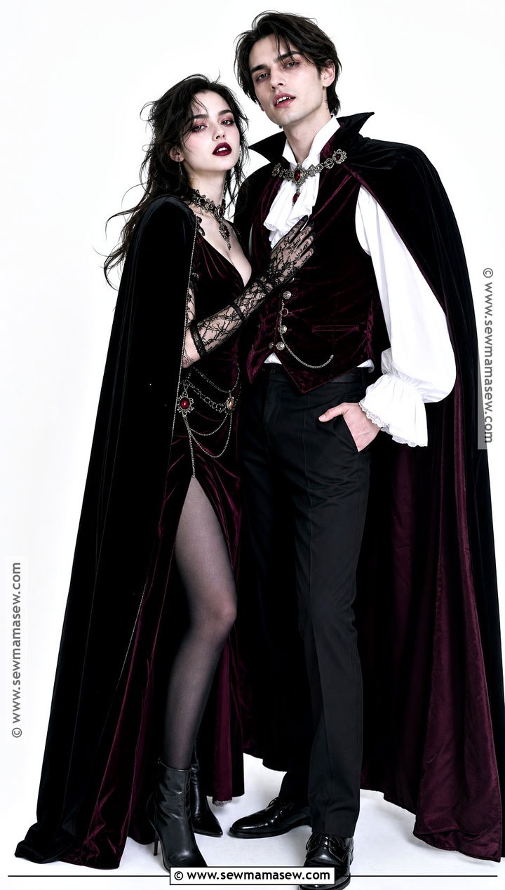 Matching Vampire Couple Costume - 30 Matching Couple Outfits Halloween