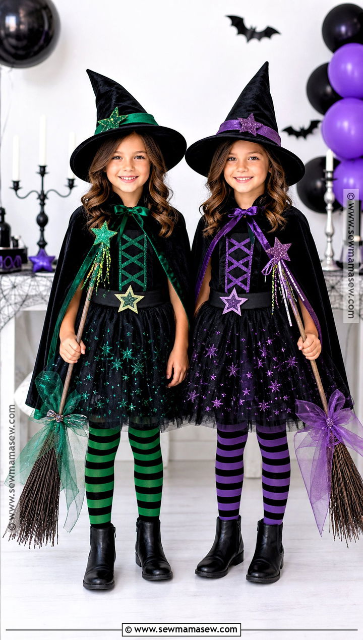 Matching Witch Twin Costume - 30 Twin Costume Ideas