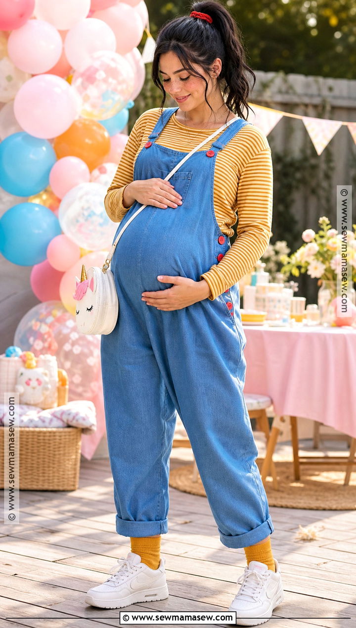 Maternity Agnes Costume With Relaxed Overalls - 30 agnes costume ideas