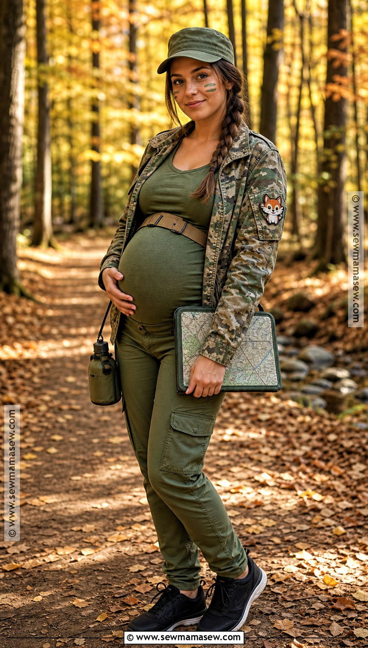 Maternity Army Costume - 30 Army Halloween Costume Ideas