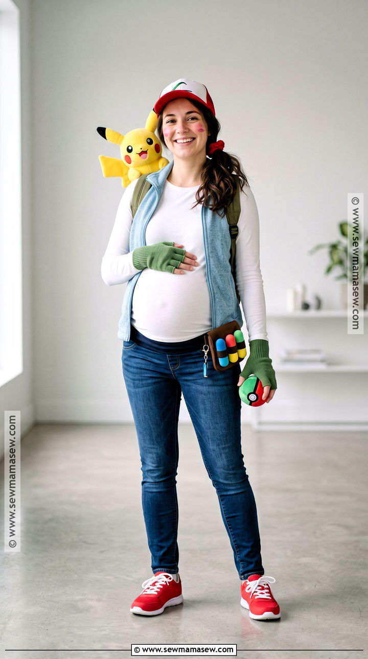 Maternity Ash Ketchum Costume - 30 ash costume ideas