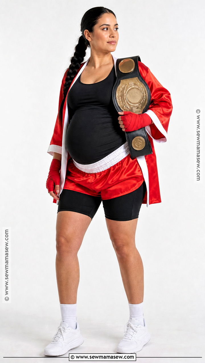 Maternity Boxer Costume - 35 Boxer Costume Ideas for Women