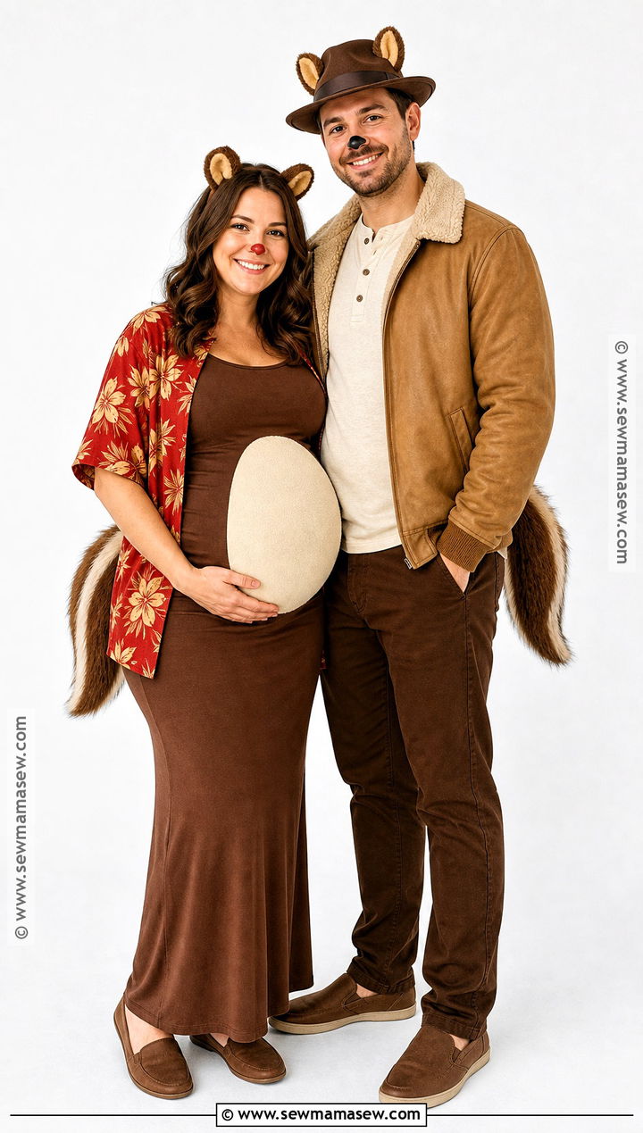 Maternity Chip And Dale Costume - 30 Chip And Dale Costume Ideas