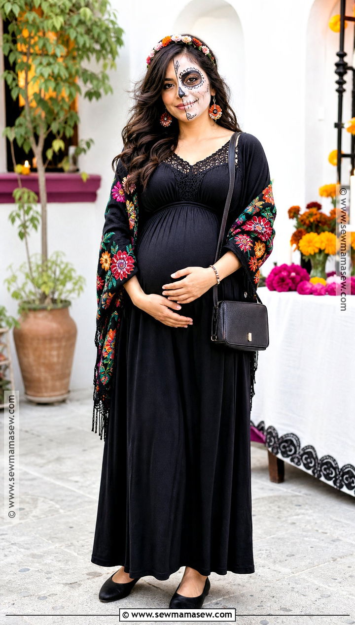 Maternity Day Of The Dead Outfit - 35 day of the dead outfit ideas