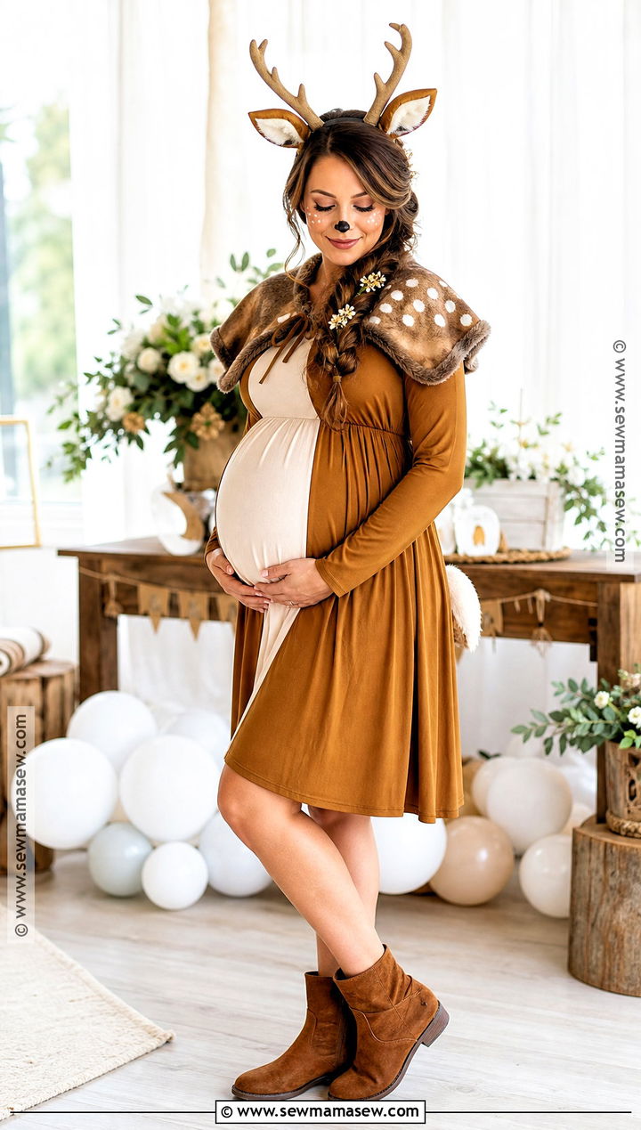 Maternity Deer Costume - 40 deer costume ideas for women