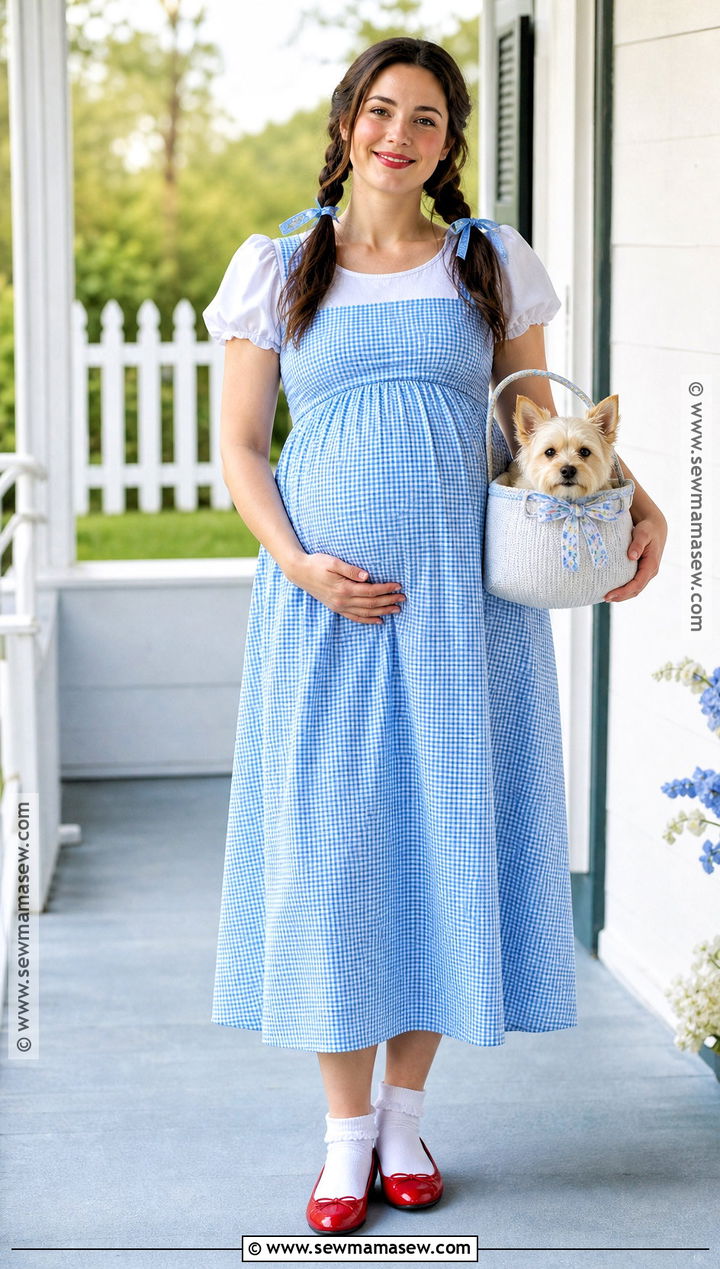 Maternity Dorothy Halloween Costume - 40 dorothy halloween costume ideas