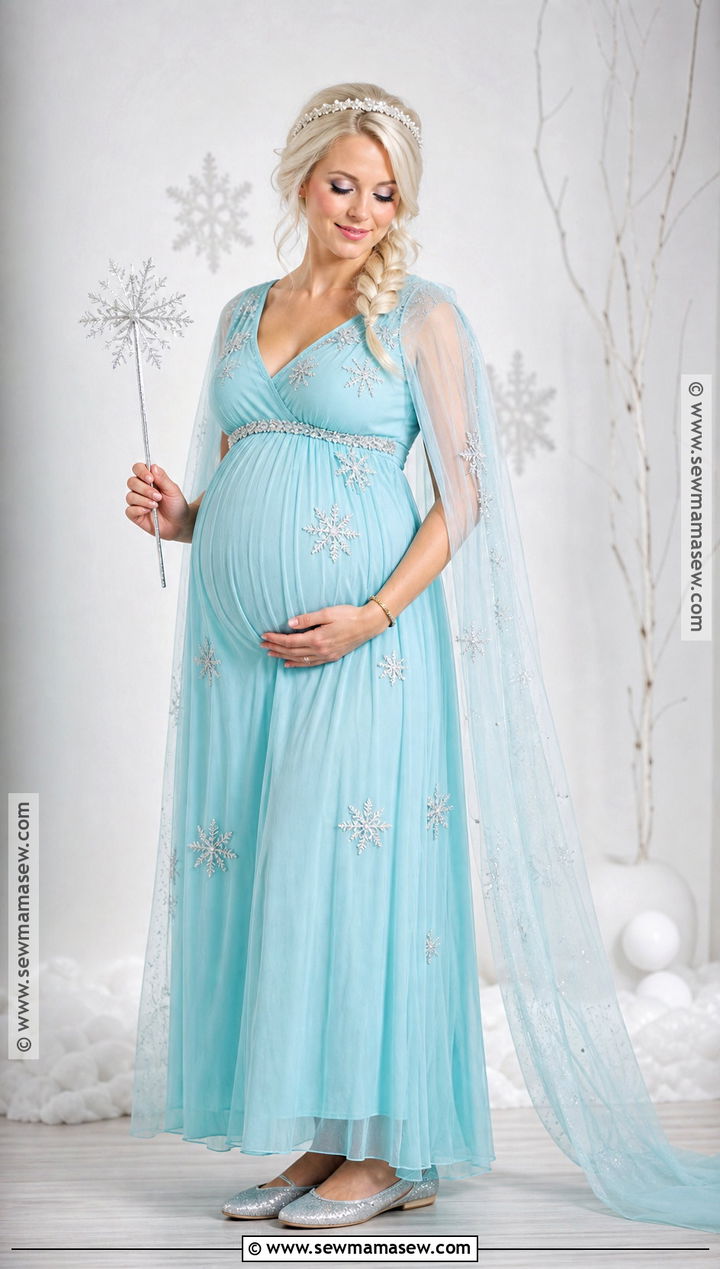 Maternity Elsa Costume - 30 elsa halloween costume ideas