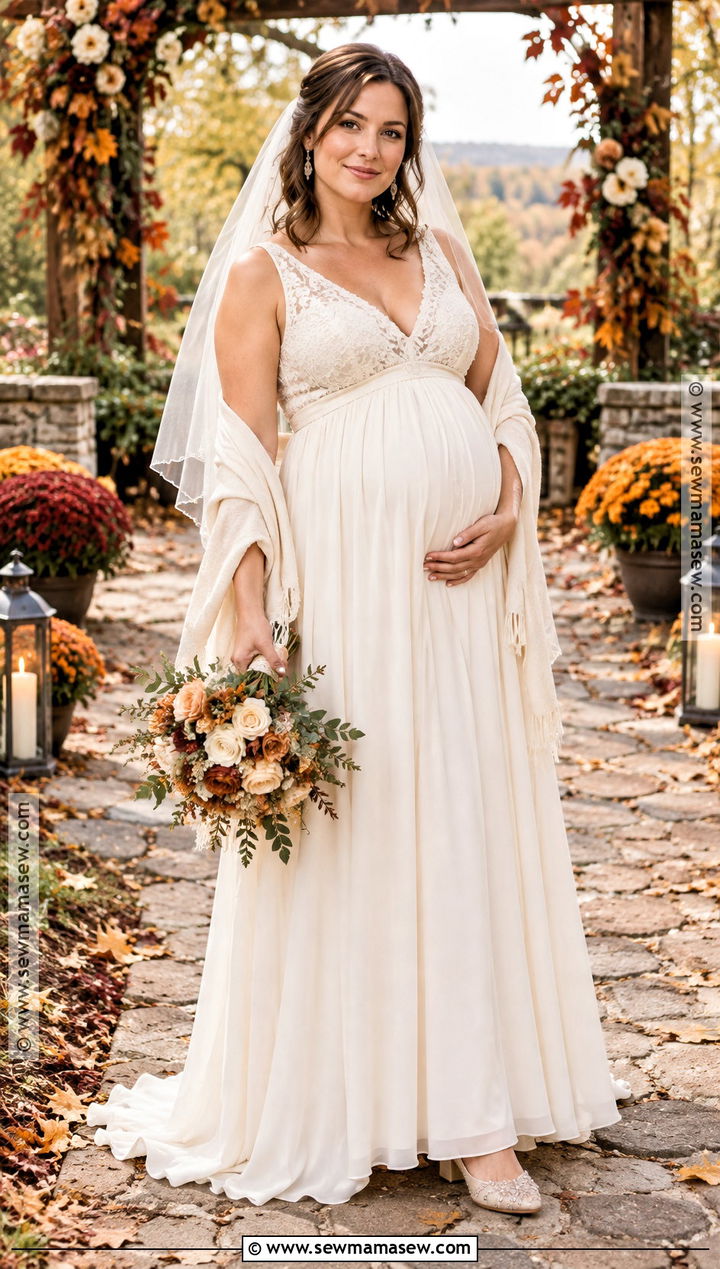 Maternity Empire Waist October Wedding Dress - 15 Wedding Dresses October