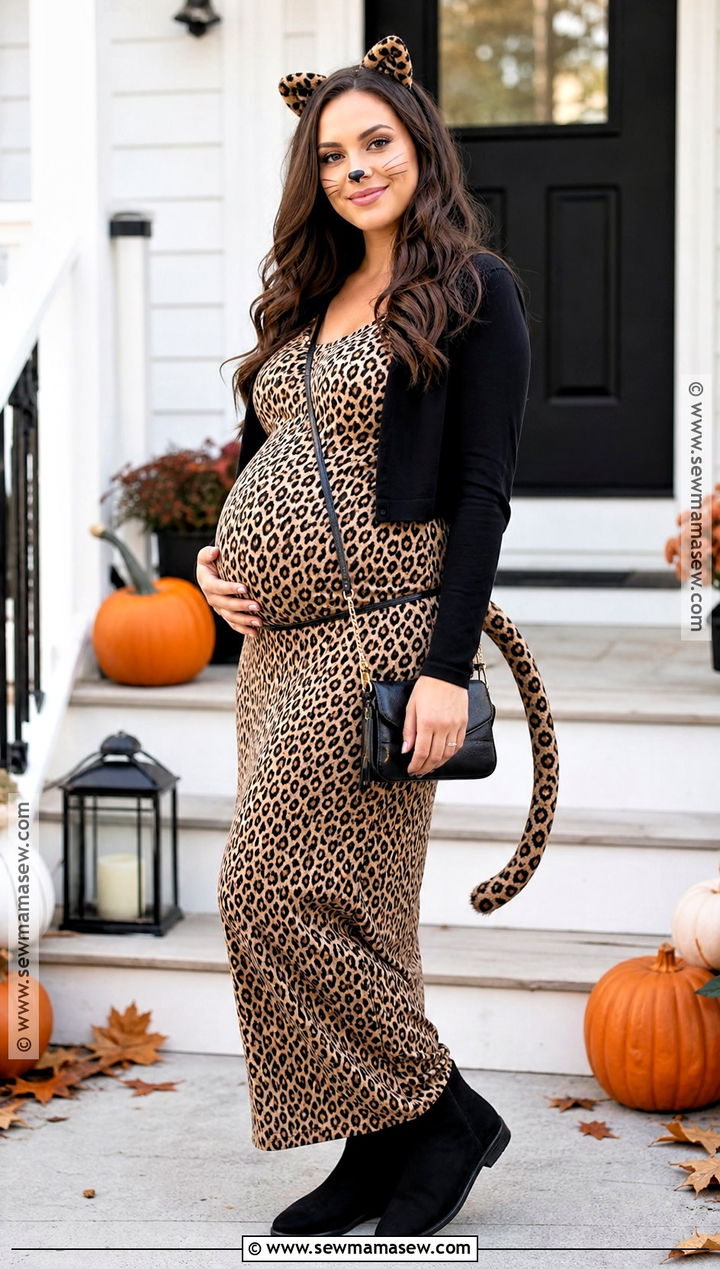 Maternity Leopard Costume - 35 Leopard Costume Ideas for Women