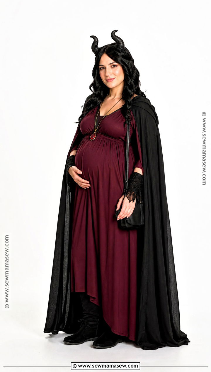 Maternity Lilith Costume With Empire Waist Dress - 30 Lilith Costume Ideas