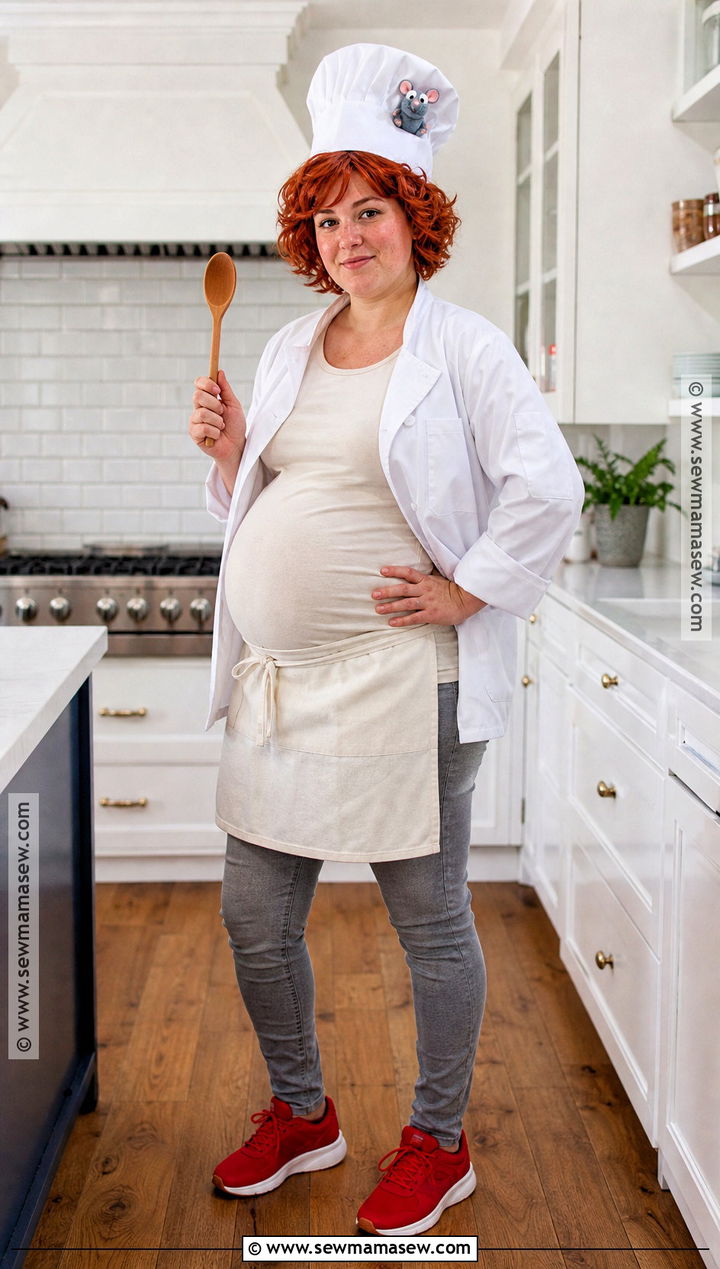 Maternity Linguini Ratatouille Costume - 50 ratatouille costume ideas