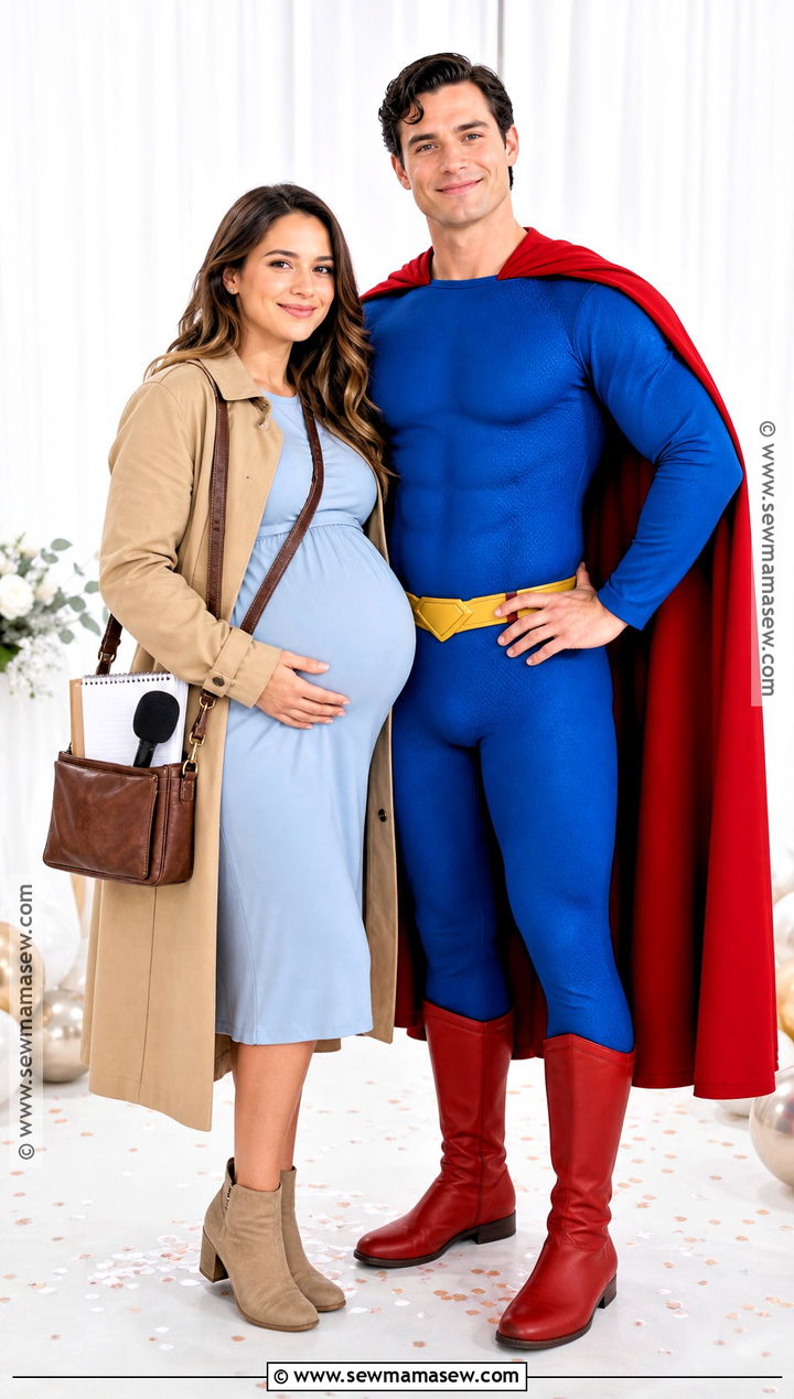 Maternity Lois Lane And Superman Costume - 35 superman and lois lane costume ideas