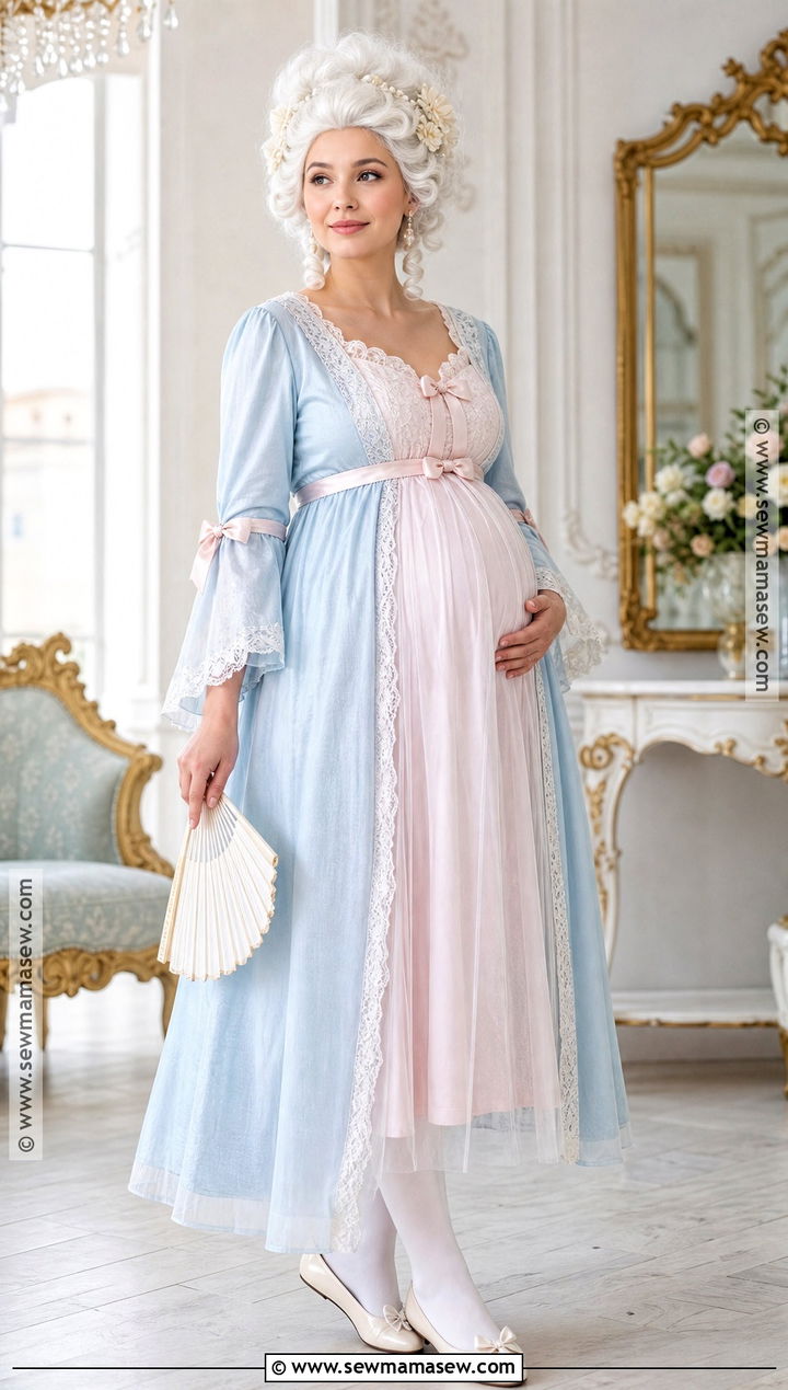 Maternity Marie Antoinette Costume - 35 marie antoinette costume halloween ideas