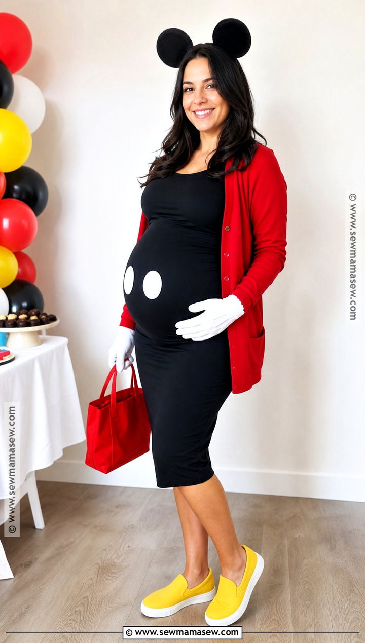 Maternity Mickey Mouse Costume - 35 mickey mouse costume ideas