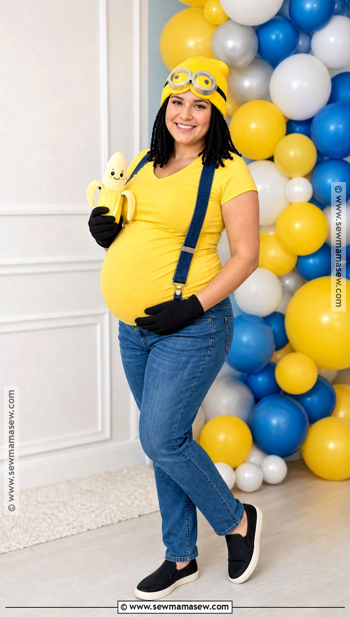 Maternity Minion Costume - 30 Easy Minion Costume Ideas