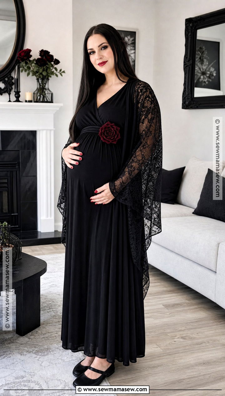 Maternity Morticia Addams Costume - 45 morticia addams costume ideas