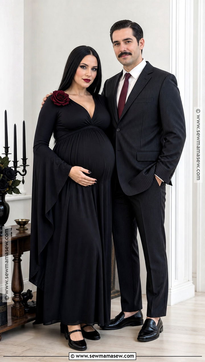 Maternity Morticia And Gomez Addams Costume - 40 morticia and gomez addams costume ideas