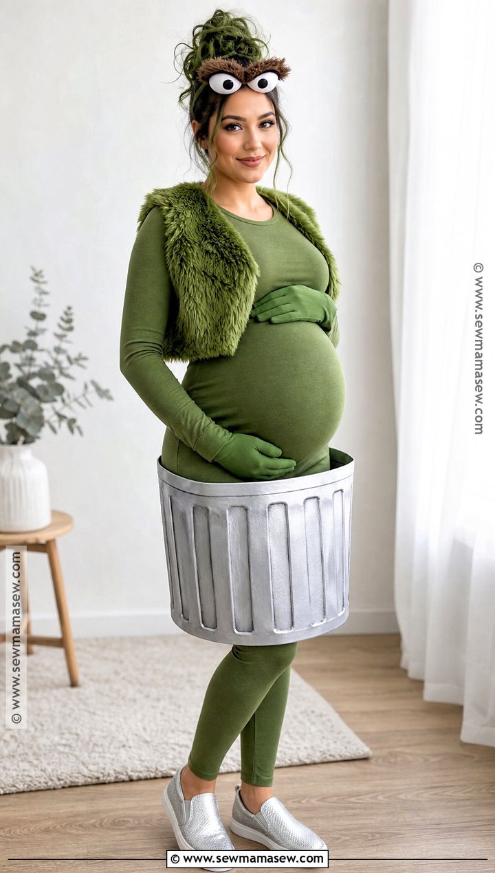 Maternity Oscar The Grouch Costume - 30 Oscar The Grouch Costume Ideas
