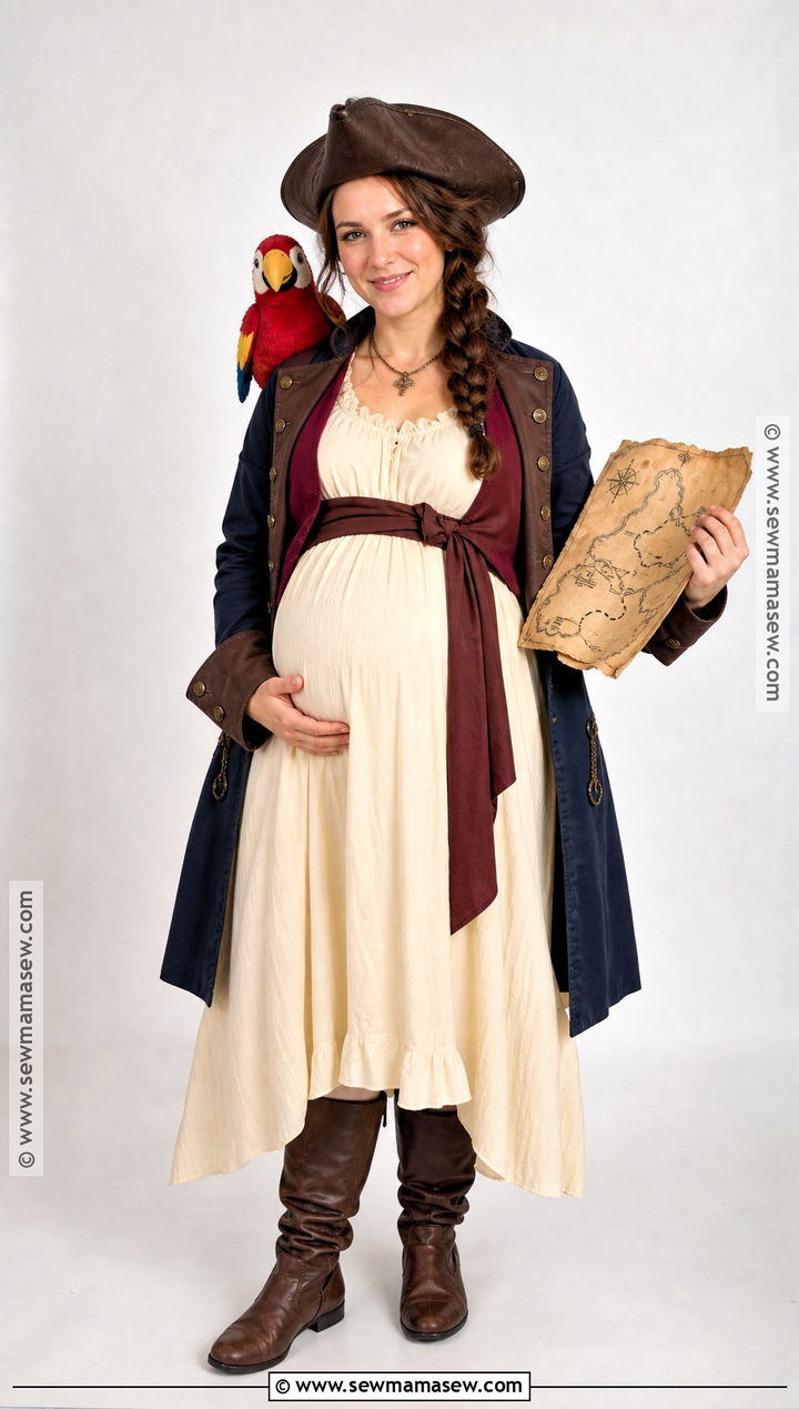 Maternity Pirate Costume - 50 pirate costume ideas for women