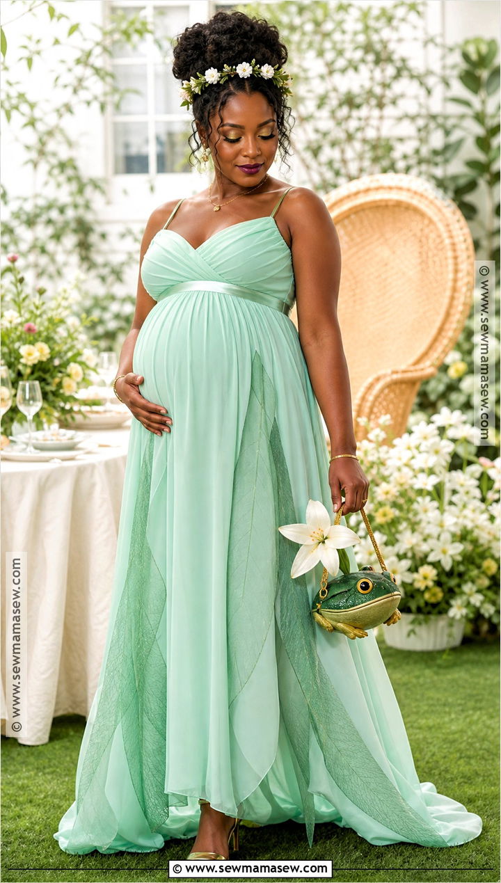 Maternity Princess Tiana Costume - 30 Princess Tiana Halloween Costume Ideas