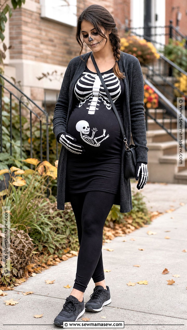 Maternity Skeleton Costume - 30 skeleton clothes