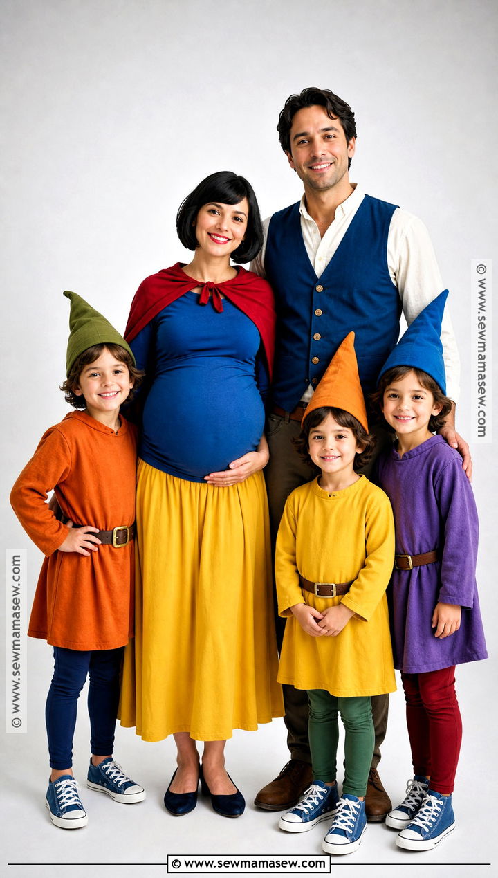 Maternity Snow White Family Costume - 30 snow white family costume ideas