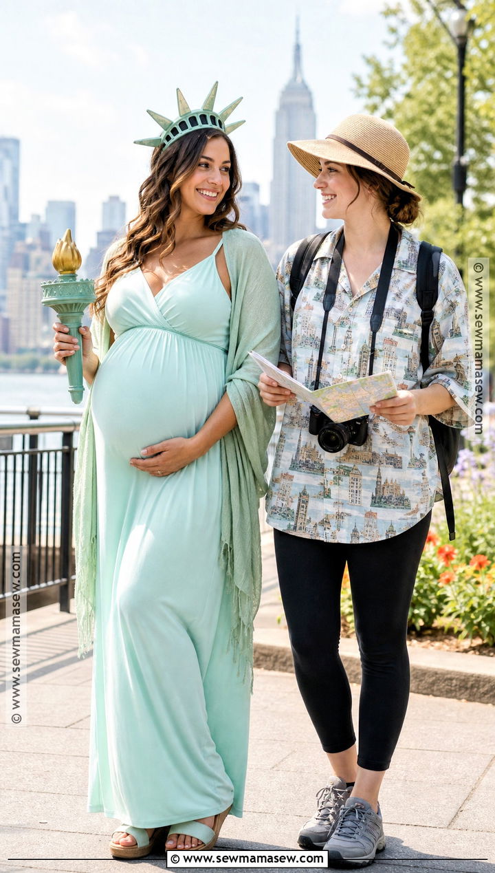 Maternity Statue Of Liberty And Tourist Costume - 30 statue of liberty and tourist costume ideas
