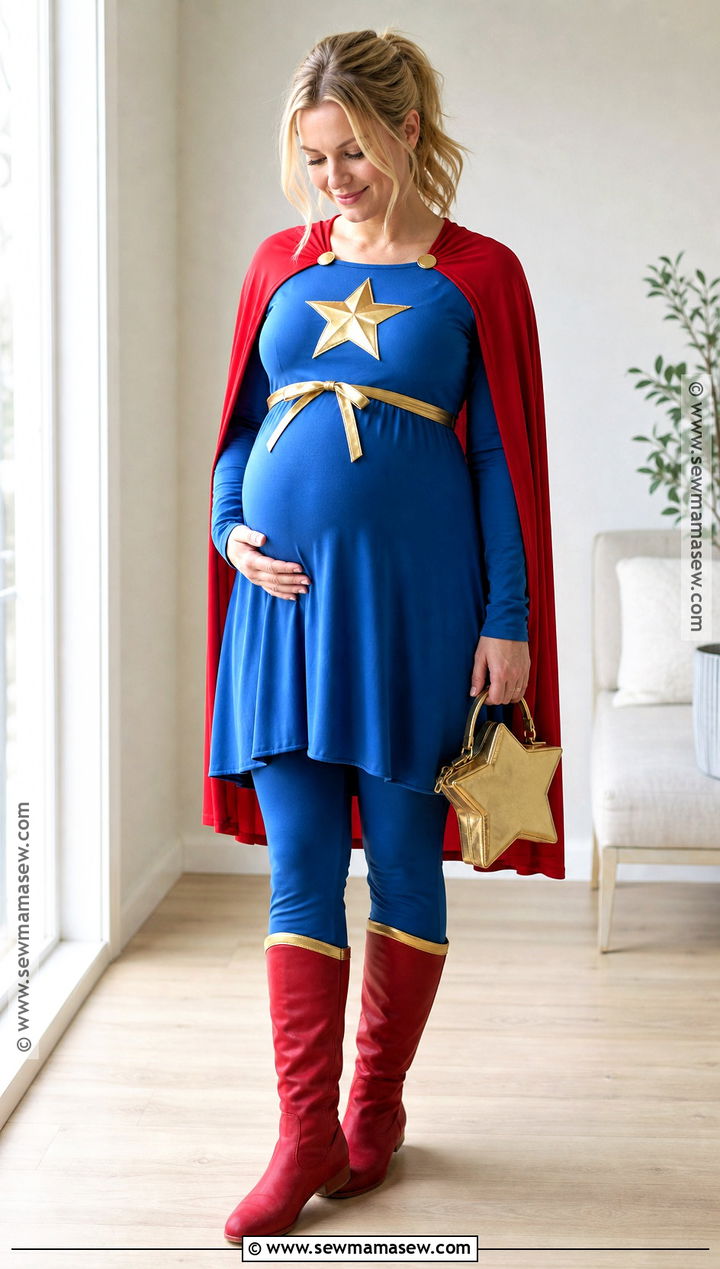 Maternity Supergirl Costume - 30 Supergirl Halloween Costume Ideas