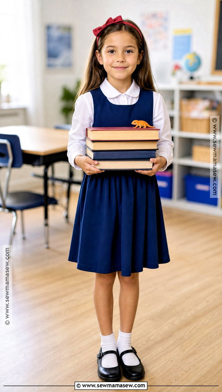 Matilda Costume With Blue Dress - 45 world book day costumes