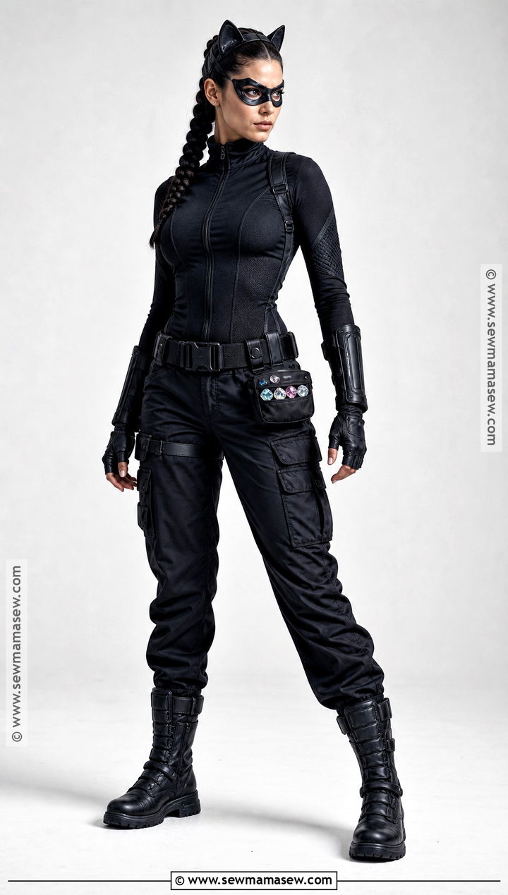 Matte Tactical Cat Woman Costume - 40 cat woman costume ideas