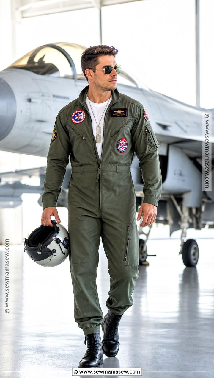 Maverick Top Gun Flight Suit Costume - 30 80s movies costumes