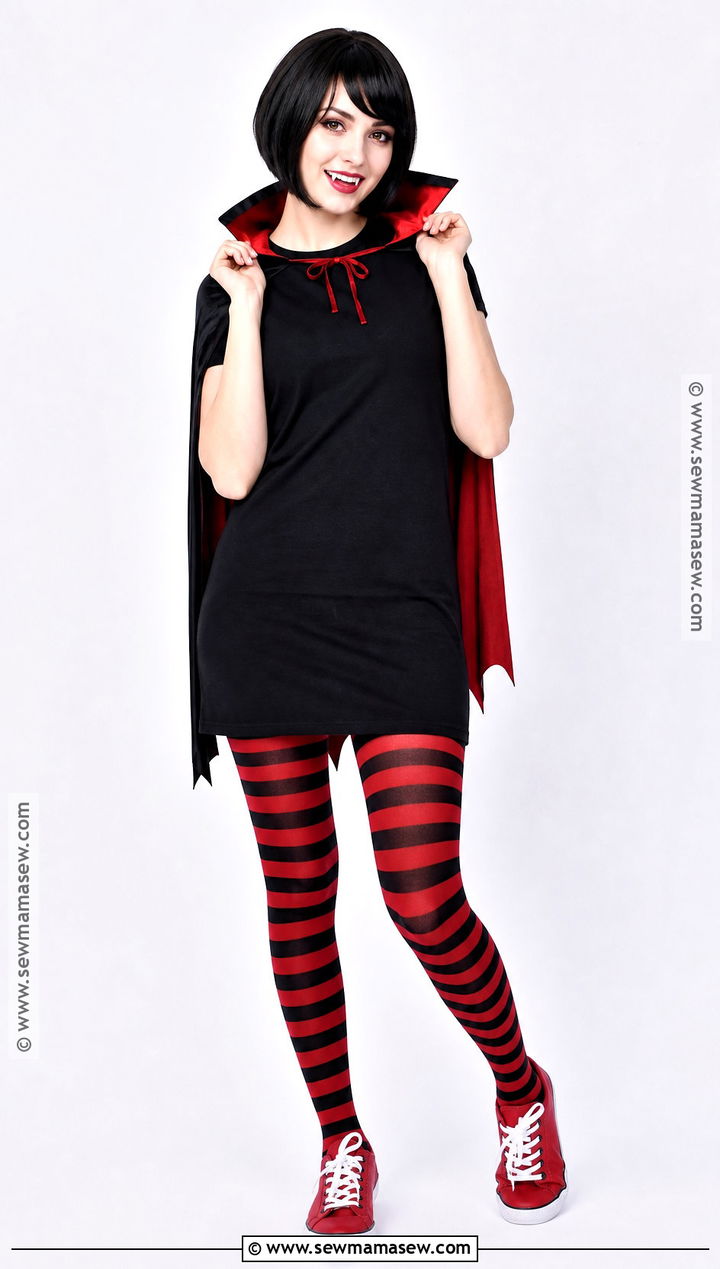 Mavis Costume With Black Bob Hair - 35 halloween costumes for black hair