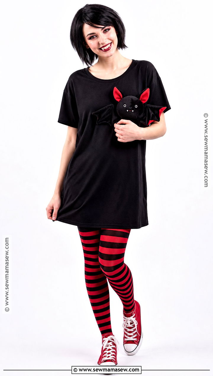 Mavis Dracula Costume With Black Bob - 35 black hair costume ideas