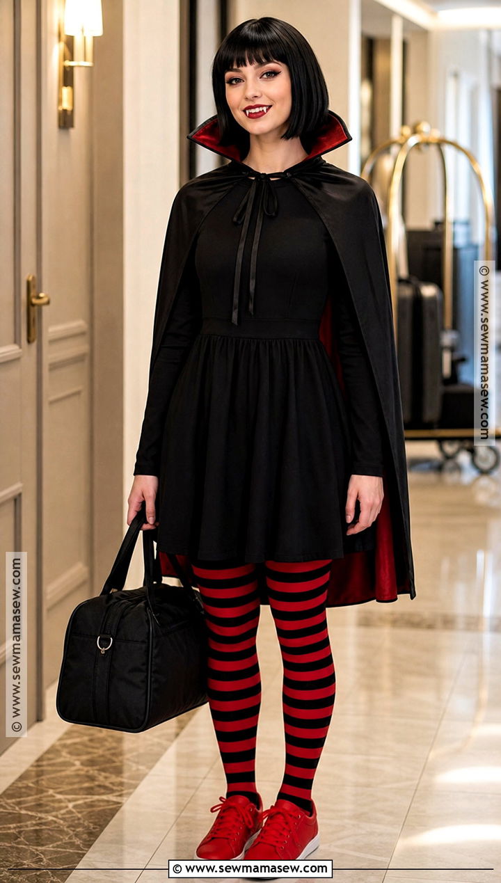 Mavis Vampire Costume With Black Dress - 30 halloween costumes with black dress