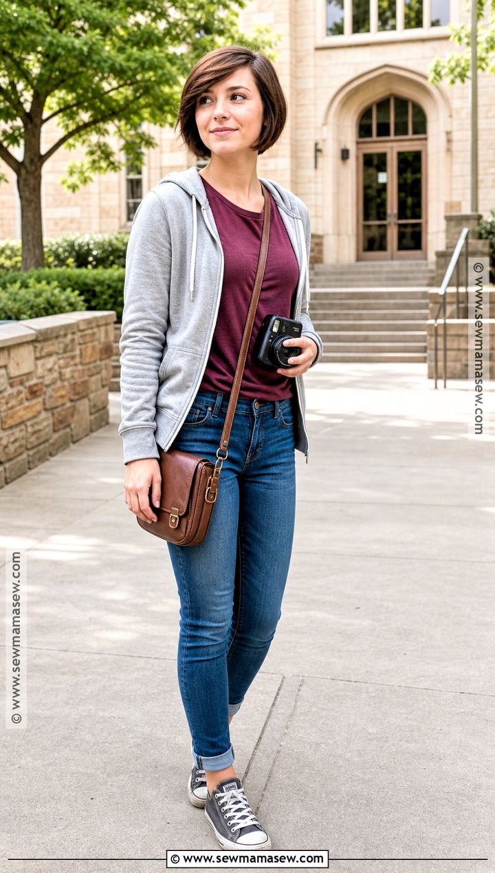 Max Caulfield Cosplay With Camera Bag - 30 short hair cosplay characters ideas