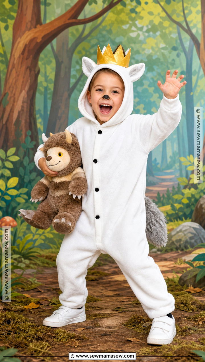 Max Wild Thing Costume With Gold Crown - 30 world book day costumes for boys
