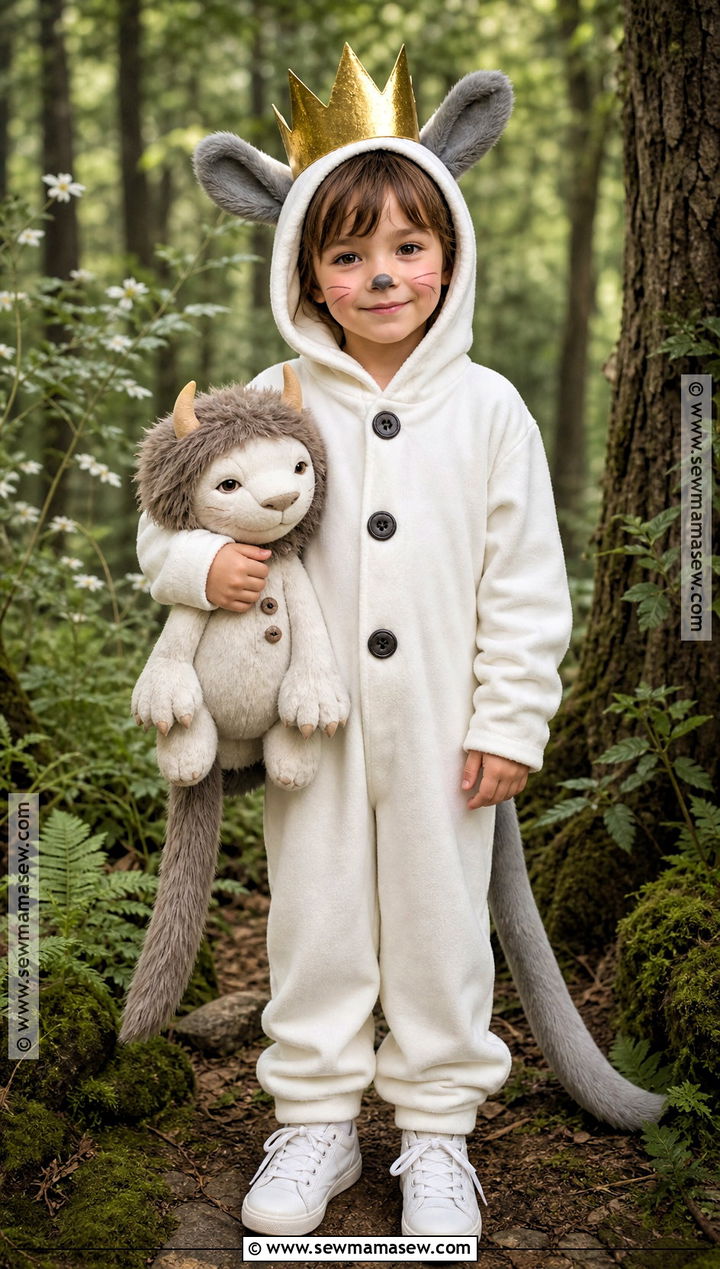 Max Wild Things Costume With Crown - 30 story book costumes