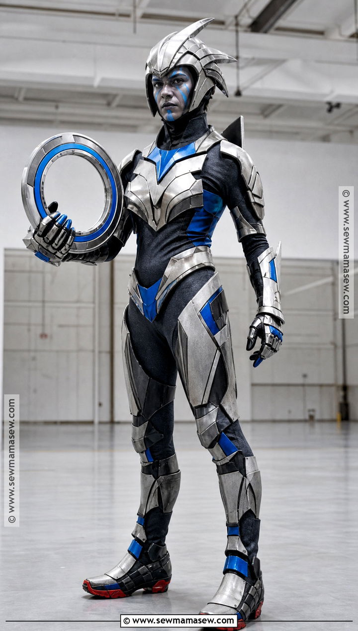 Mecha Sonic Cosplay With Silver Armor - 40 sonic cosplay ideas