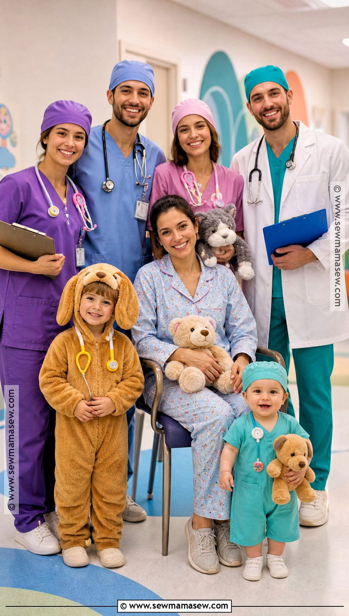 Medical Team Family Costume - 50 family halloween costumes
