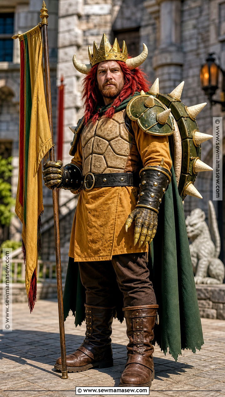 Medieval Bowser Cosplay With King Armor - 30 bowser cosplay ideas