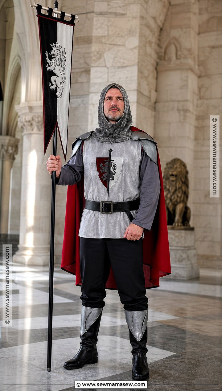 Medieval Knight Costume - 45 male halloween costumes