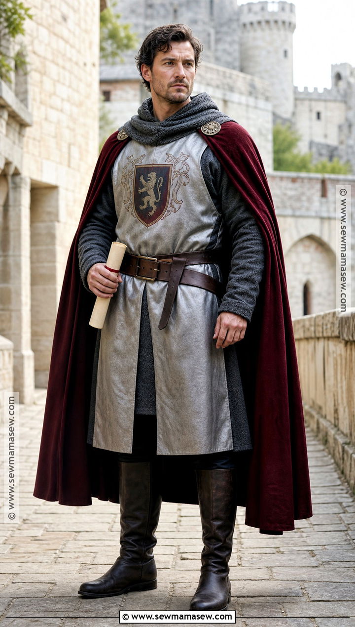 Medieval Knight Costume Without Armor - 30 halloween male costumes