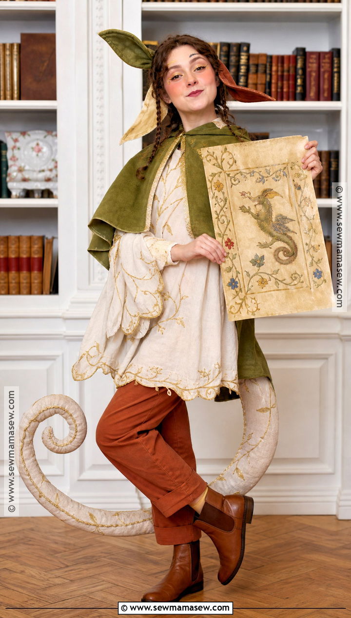 Medieval Manuscript Creature Costume - 30 Niche Halloween Costume Ideas