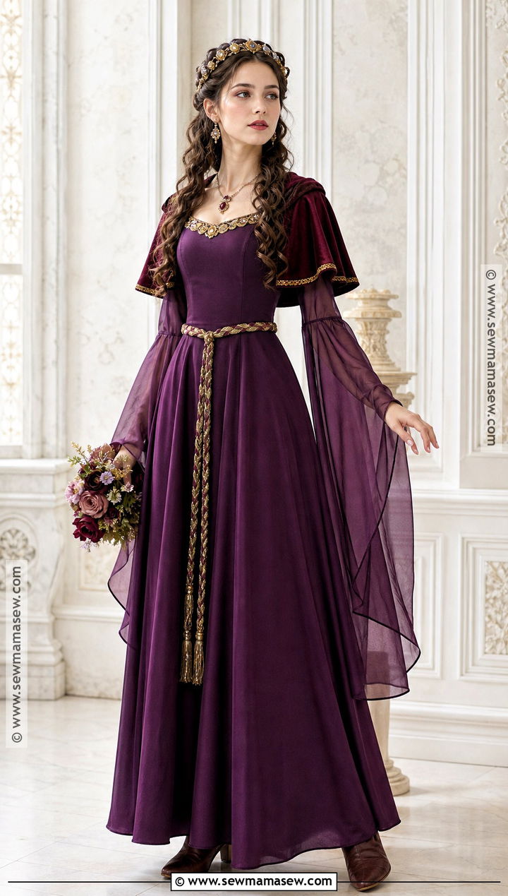 Medieval Princess Costume With Bell Sleeves - 35 medieval princess costume ideas