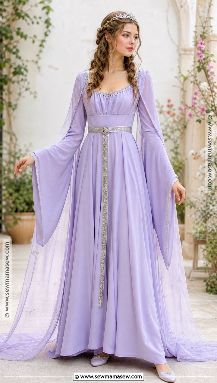 Medieval Princess Costume With Flowing Sleeves - 30 Medieval Costume Ideas for Women