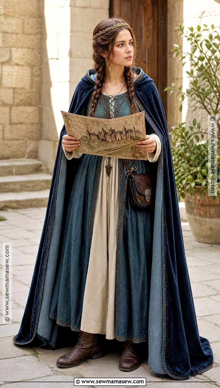 Medieval Princess Costume With Hooded Cloak - 35 medieval princess costume ideas
