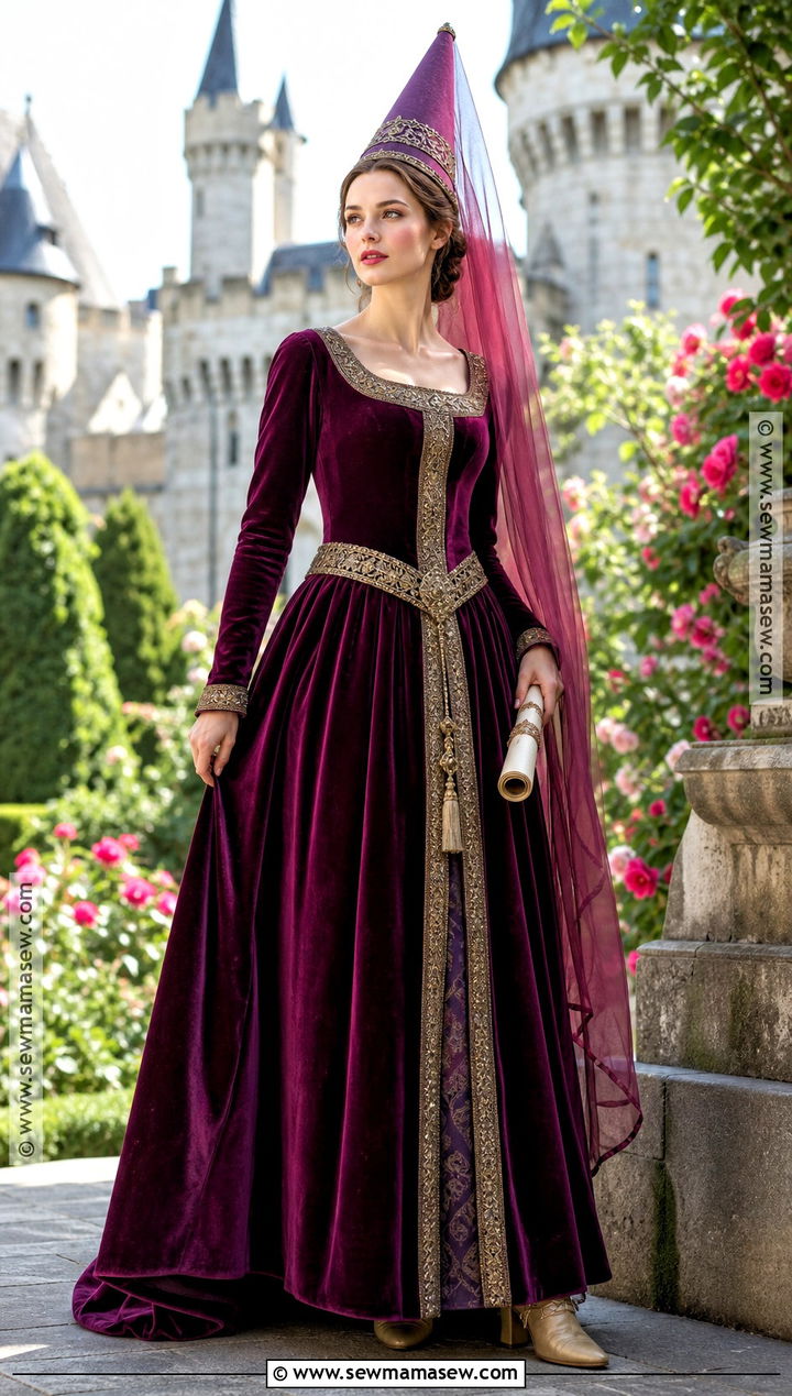 Medieval Princess Costume With Pointed Hat - 35 medieval princess costume ideas