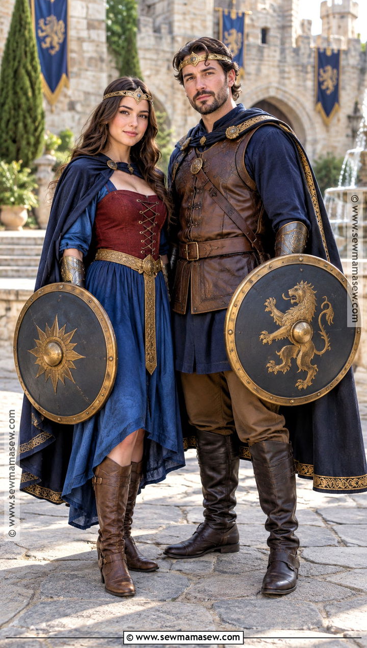 Medieval Wonder Woman Couple Costume - 30 wonder woman couple costume ideas